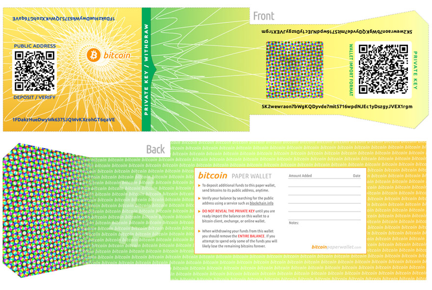 Bitcoin Paper Wallet Design (PDF & Video)