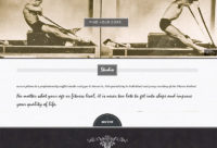 Aware Pilates: Single page style website redesign