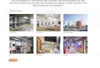 GCI General Contractors: Portfolio site with full-screen slideshows
